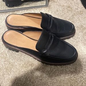 The Corinne Lugsole Loafer Mule / 8 MEDIUM / TRUE BLACK